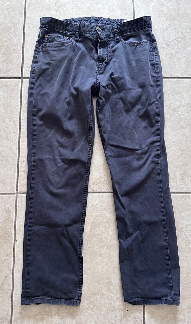 English Laundry Mens Pants 32x30 Gray Casual Straight Leg Stretch Cotton Blend